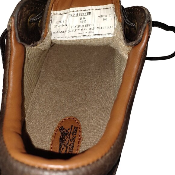 Irish Setter Red Wing 1884 Oxford Mens Size 8.5 Gore-Tex Leather NWT Shoes Brown - Picture 13 of 14